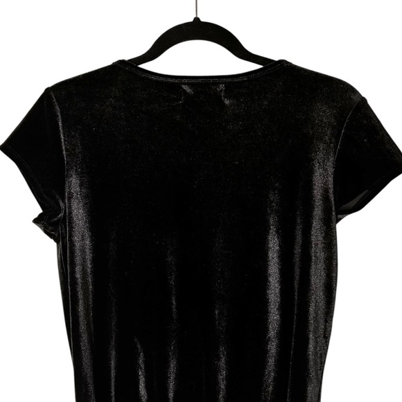 Jackson Rowe- Leo Henley Bodysuit- Black Velvet- Size Small - Picture 9 of 13